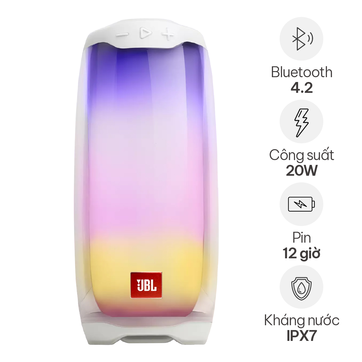 Loa JBL Pulse 4 Giá Rẻ Nhất Pin 12h LED 360 Cực Khủng