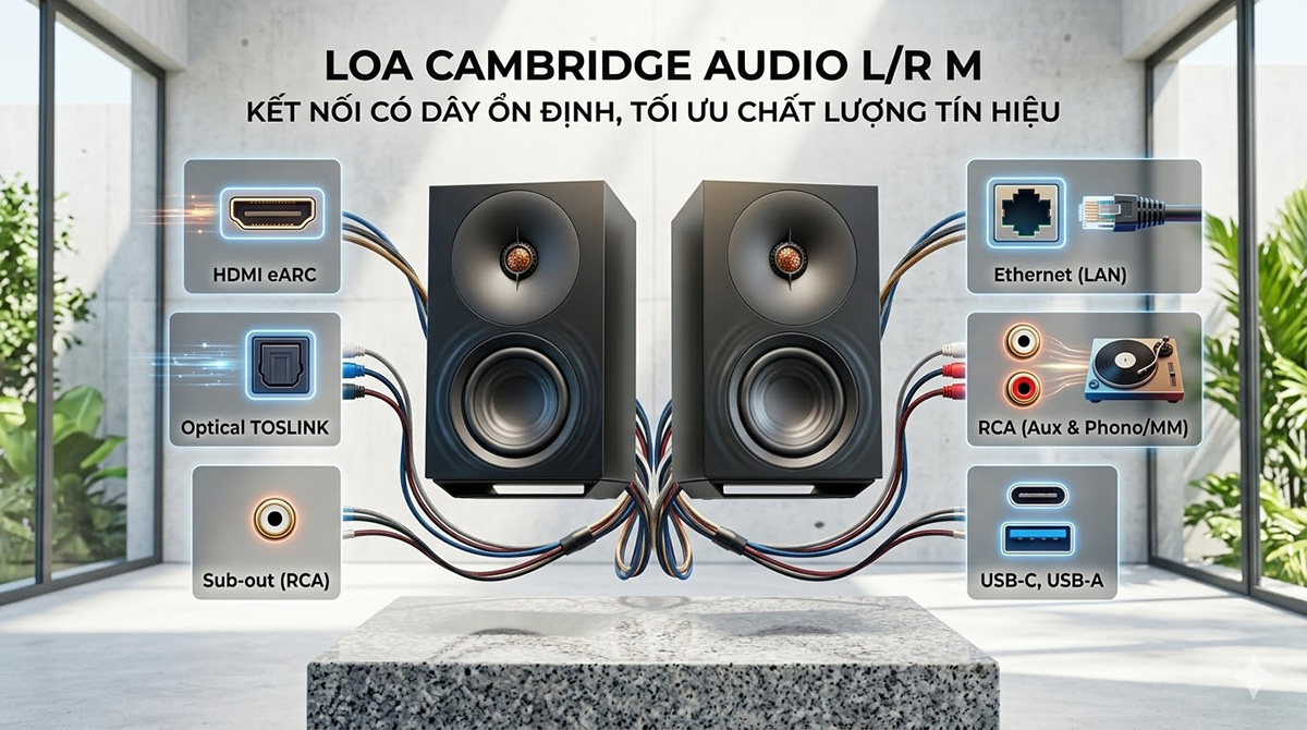 loa Cambridge Audio L/R M