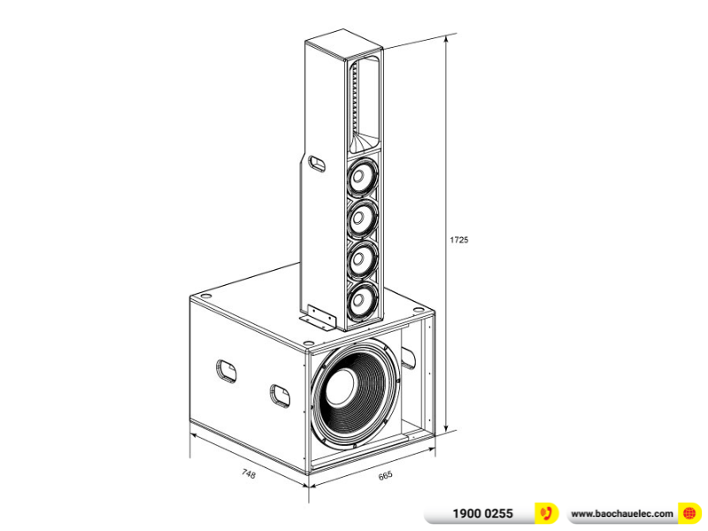 Loa cột Sumico EUROTECH 1846