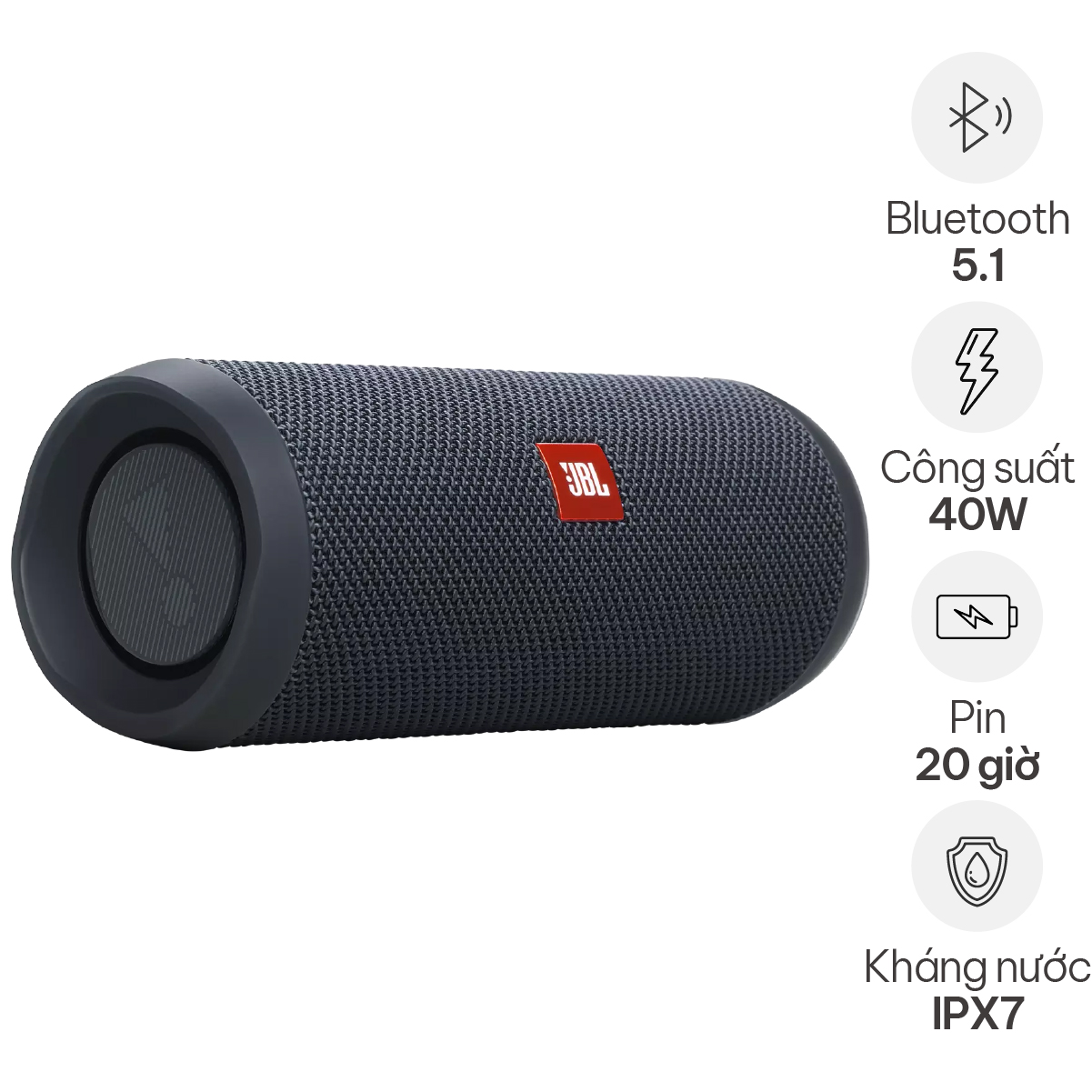 Loa jbl charge essential 2 bluetooth 5 1 pin 20h gi r 