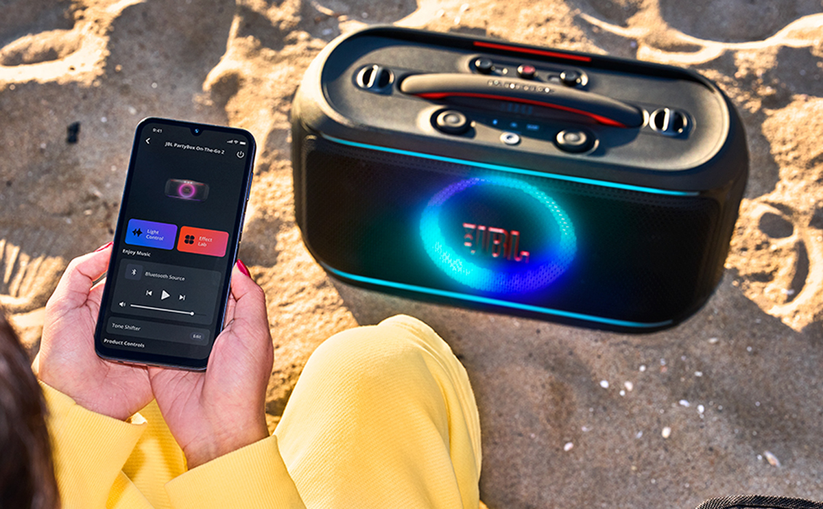 Loa JBL PartyBox On The Go 2 Plus lộ diện với nhiều n&acirc;ng cấp mới