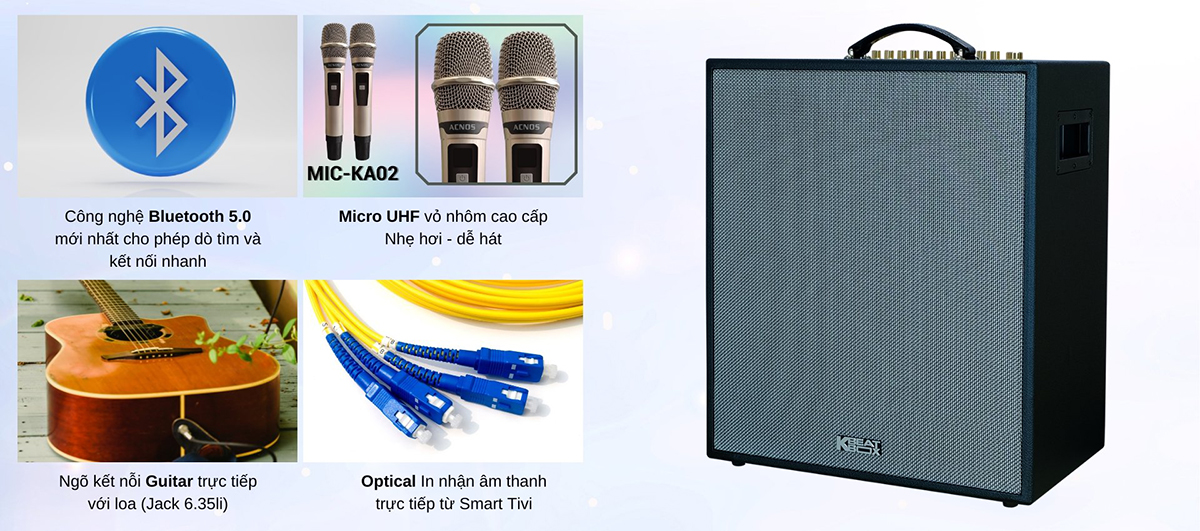 Loa karaoke di động Acnos CS550 Luxury