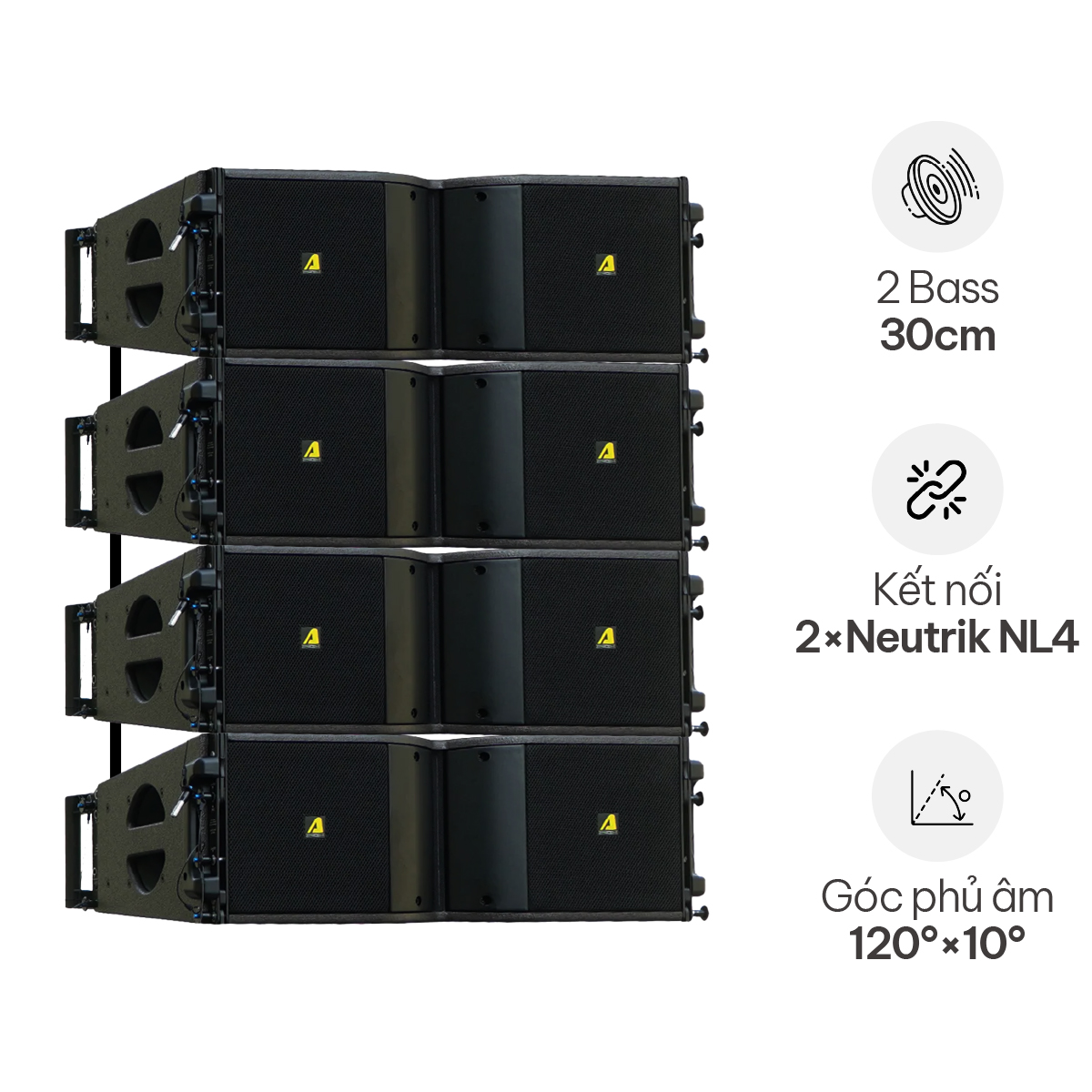 Loa Line Array Bass Đôi 30cm Actpro HQL 212 (từ NEO)