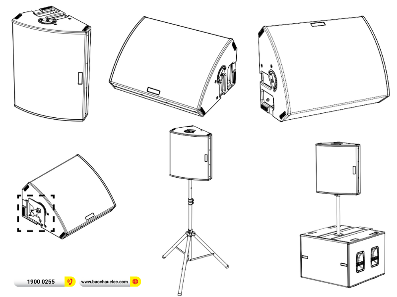 Loa Monitor dBTechnologies VIO W12T