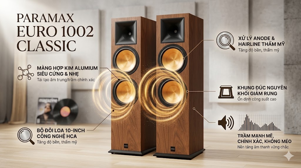 Loa Paramax EURO 1002 Classic