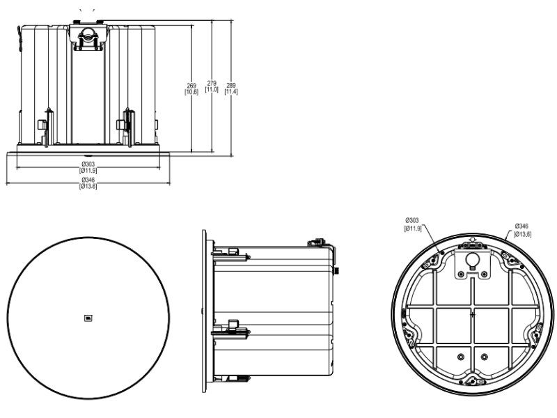 Loa Sub âm trần JBL Control 419CS/T