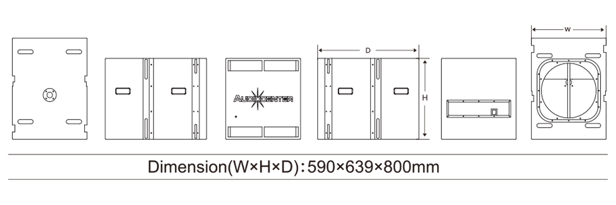 Loa sub điện Audiocenter K-LA118