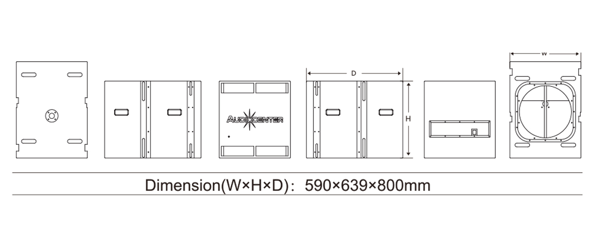 Loa sub điện Audiocenter K-LA118-DSP