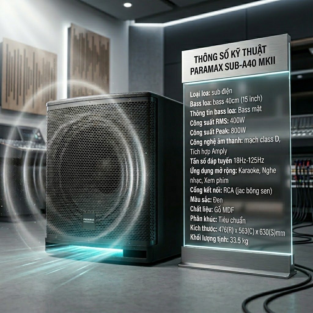 Loa sub Paramax SUB-A40 MKII