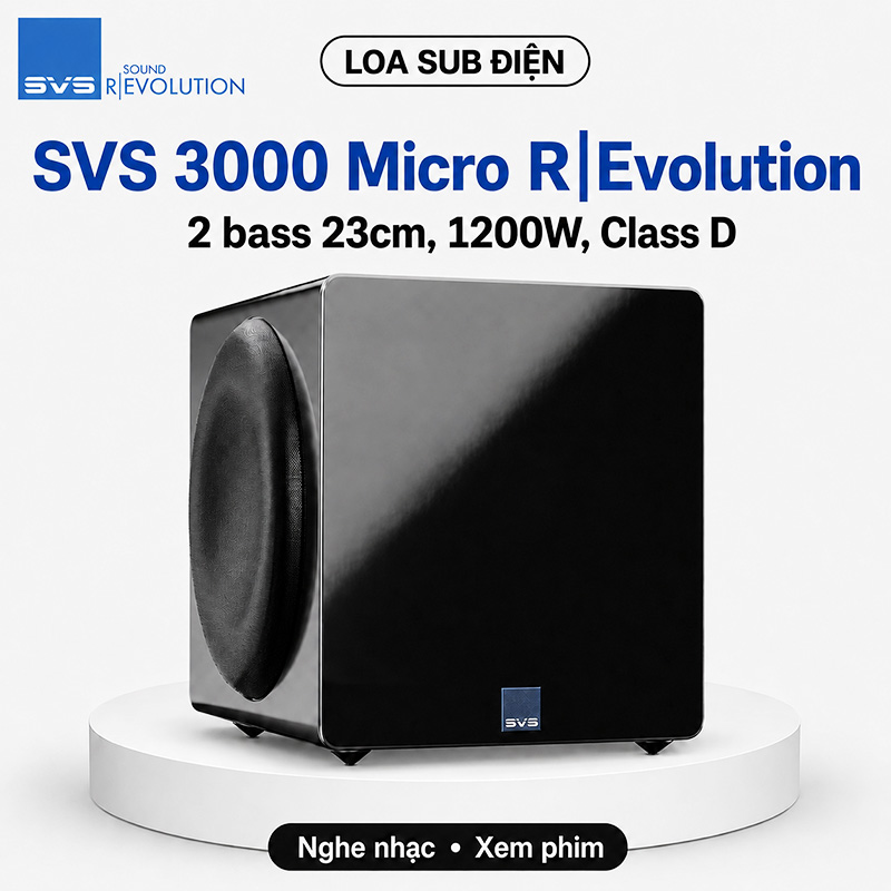 Loa sub SVS 3000 Micro R|Evolution chính hãng 100%