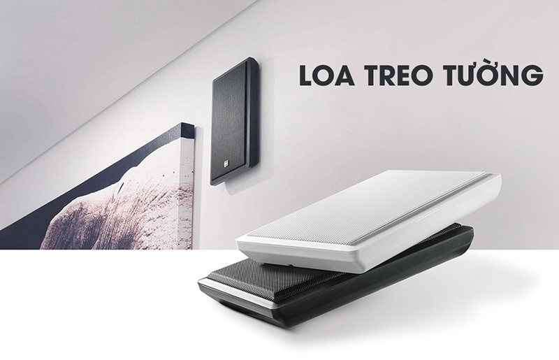 loa treo tường được lựa chọn lắp đặt cho phòng khách