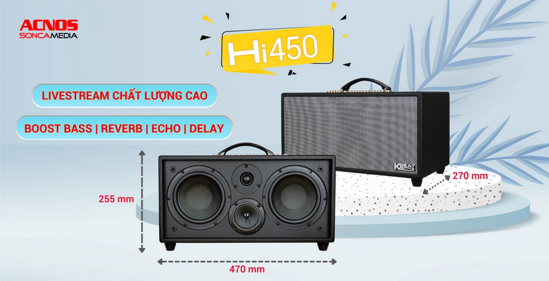 Loa xách tay Acnos Hi450