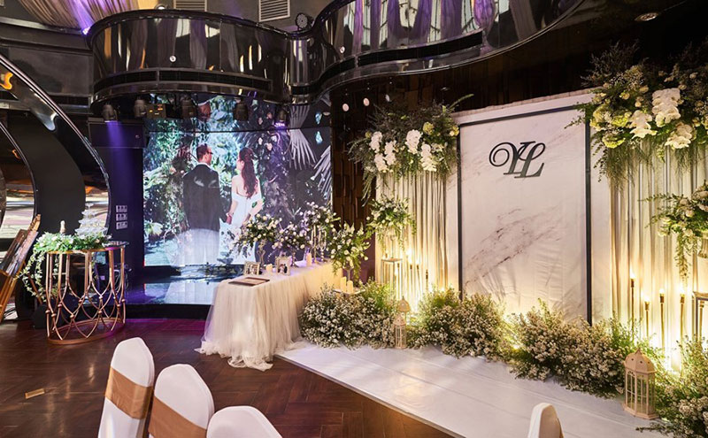 M&agrave;n H&igrave;nh LED đ&aacute;m cưới