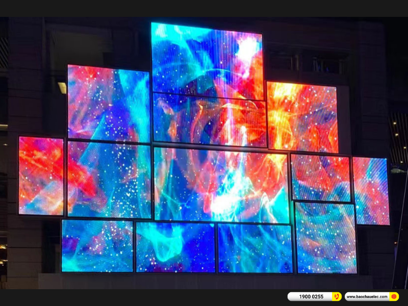 Màn hình LED trong suốt P3.9-7.8 ngoài trời Longjoin