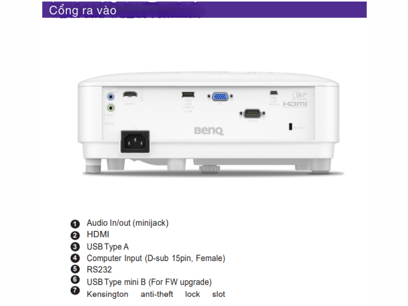 máy chiếu BenQ MX560C