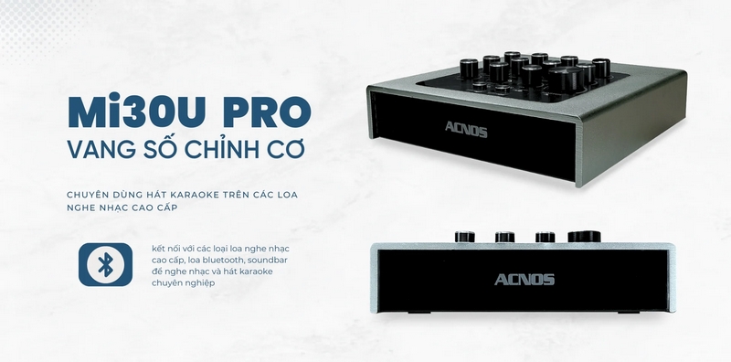 Vang số chỉnh cơ Acnos MI30U Pro