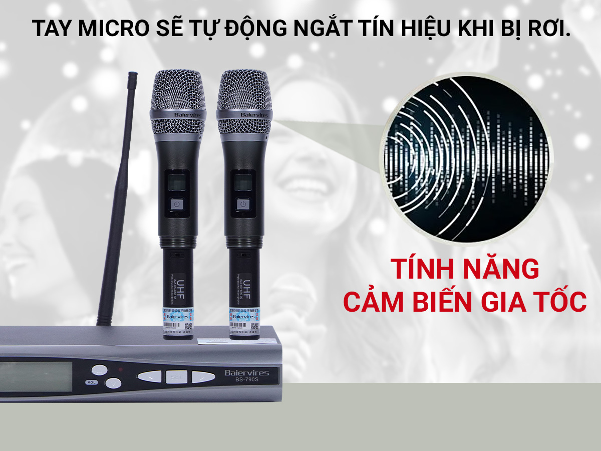 Micro không dây Baiervires BS-790s