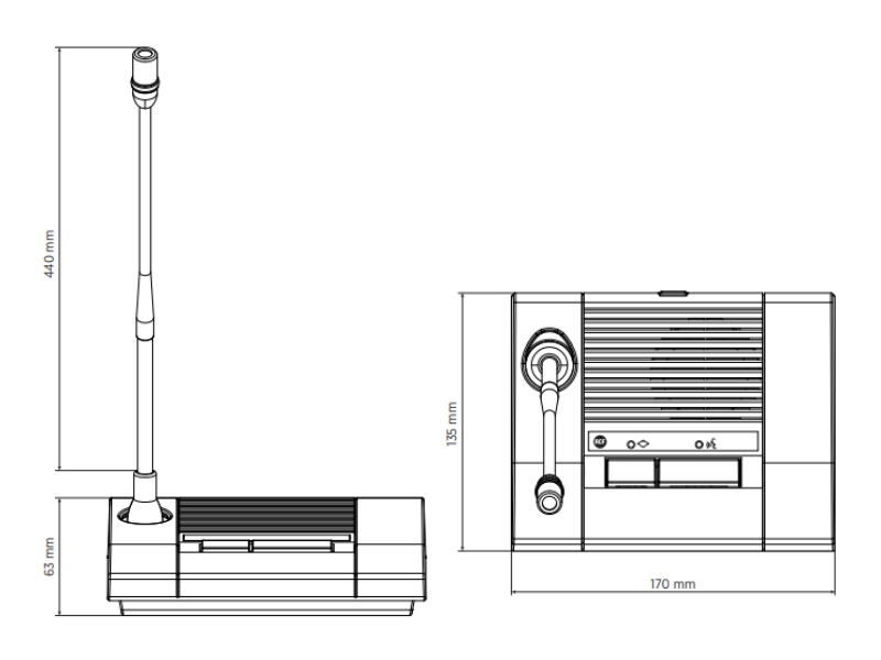 Micro Chủ Tịch RCF MMS 3405P