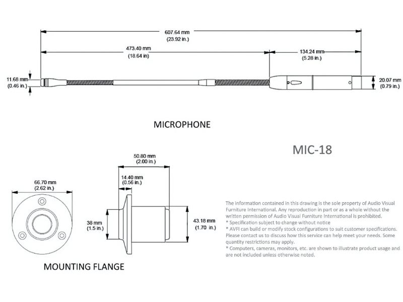 Micro cổ ngỗng Shure MX418/S