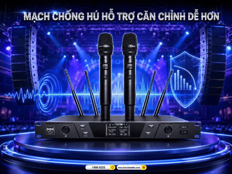 Micro kh&ocirc;ng d&acirc;y BBS LS-2