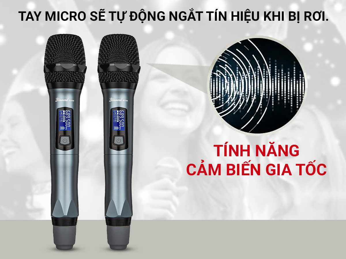 Micro không dây Bksound M200