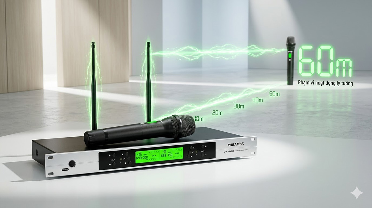 Micro không dây Paramax VX-800
