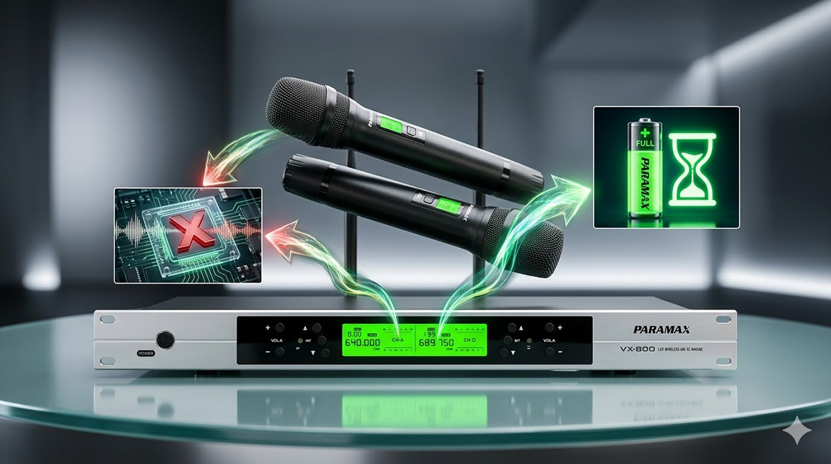 Micro không dây Paramax VX-800
