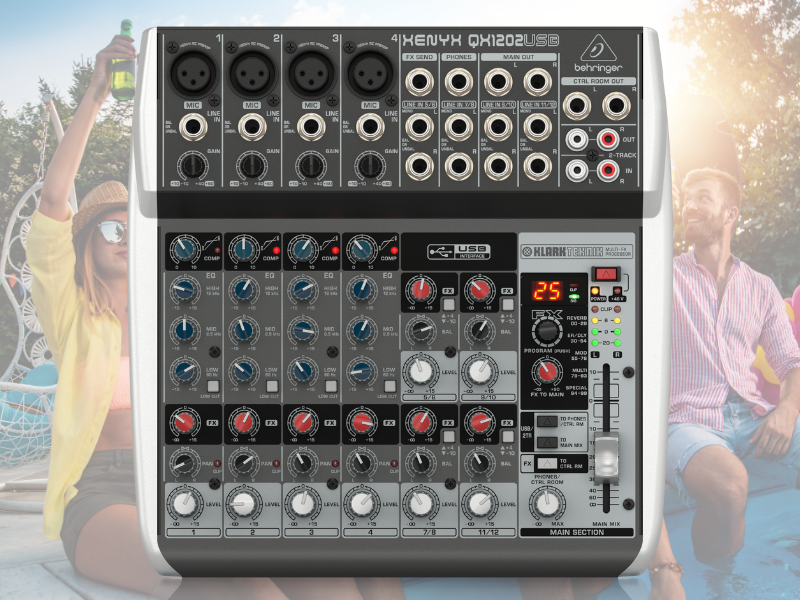 Bàn mixer Behringer Xenyx QX1202USB