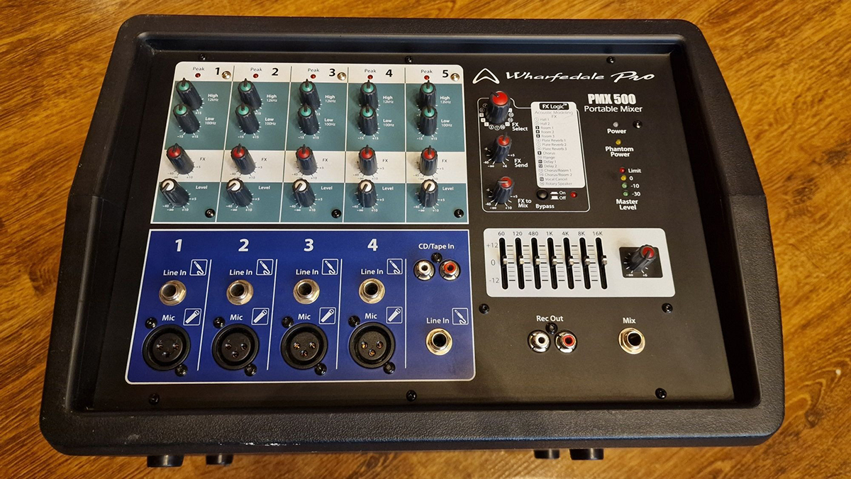 Mixer liền công suất Wharfedale Pro PMX 500