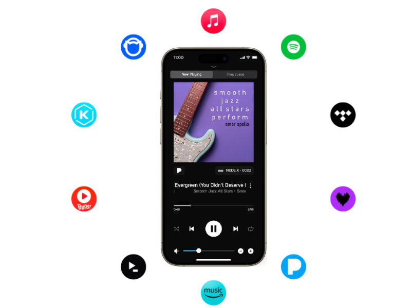 Music Streaming Bluesound Node Icon