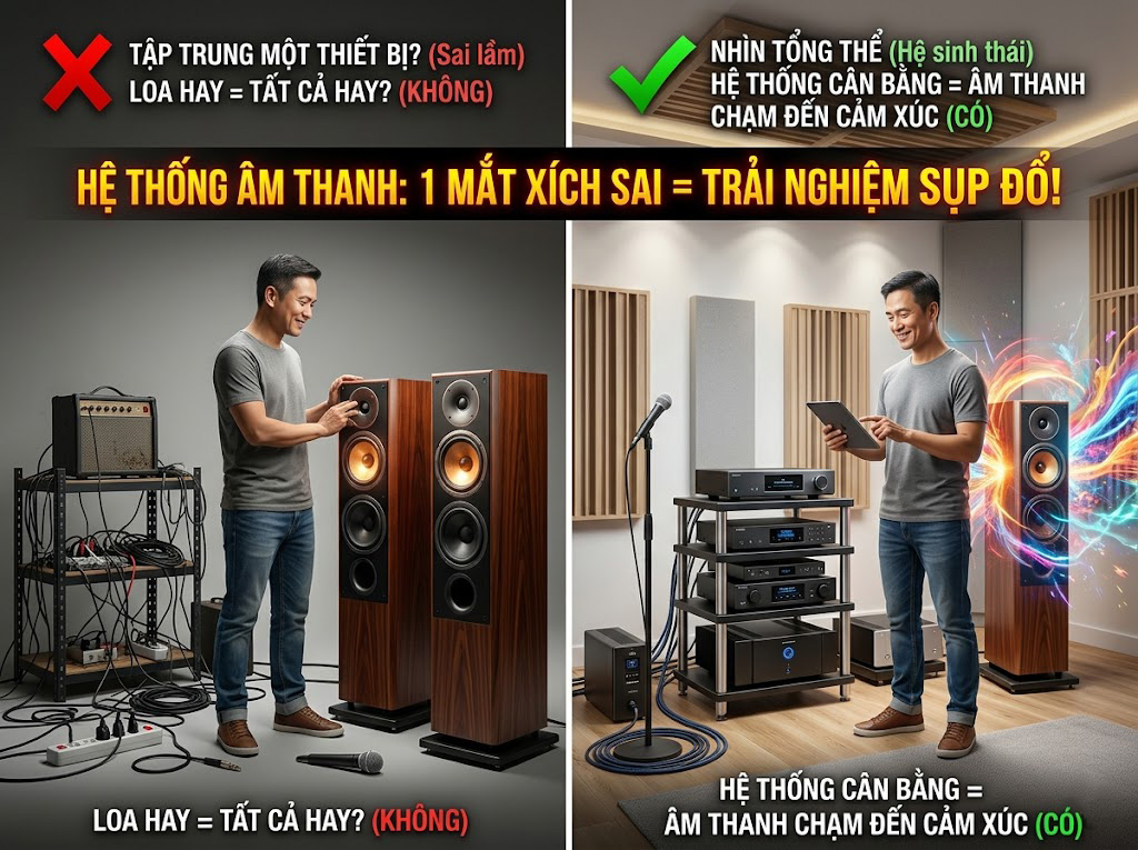 Ph&acirc;n t&iacute;ch hệ thống &acirc;m thanh từ A-Z theo g&oacute;c nh&igrave;n chuy&ecirc;n gia