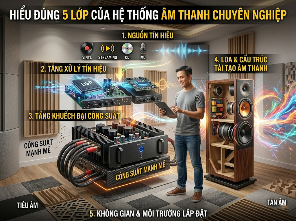 Ph&acirc;n t&iacute;ch hệ thống &acirc;m thanh từ A-Z theo g&oacute;c nh&igrave;n chuy&ecirc;n gia