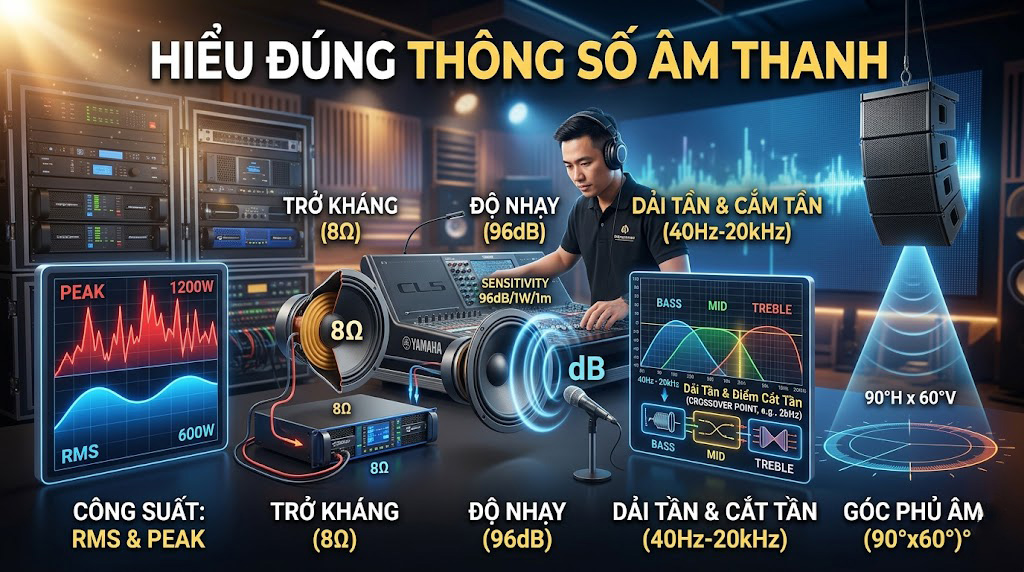 Ph&acirc;n t&iacute;ch hệ thống &acirc;m thanh từ A-Z theo g&oacute;c nh&igrave;n chuy&ecirc;n gia