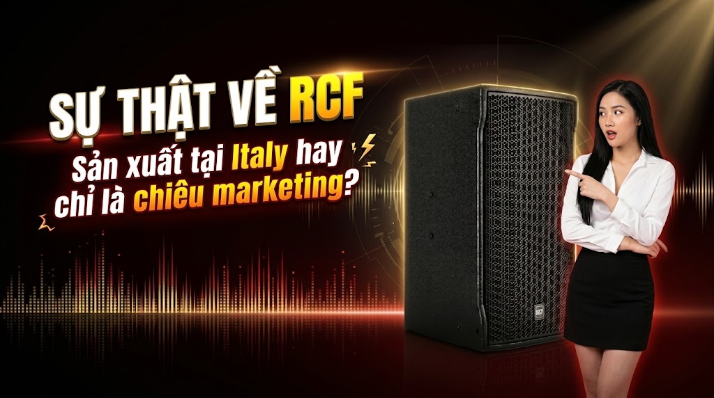 RCF c&oacute; thật sự sản xuất tại Italy hay chỉ l&agrave; c&acirc;u chuyện để b&aacute;n h&agrave;ng?