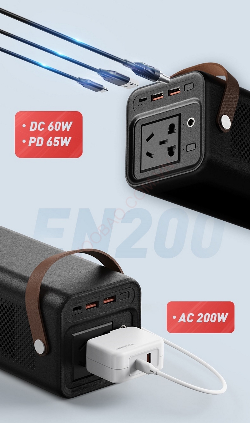 Sạc dự ph&ograve;ng Yoobao EN200W