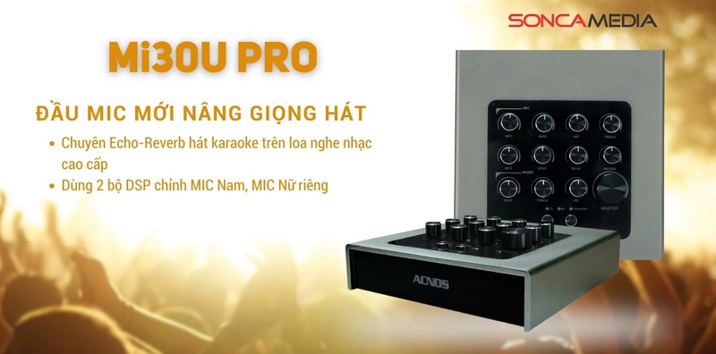 Vang số chỉnh cơ Acnos MI30U Pro