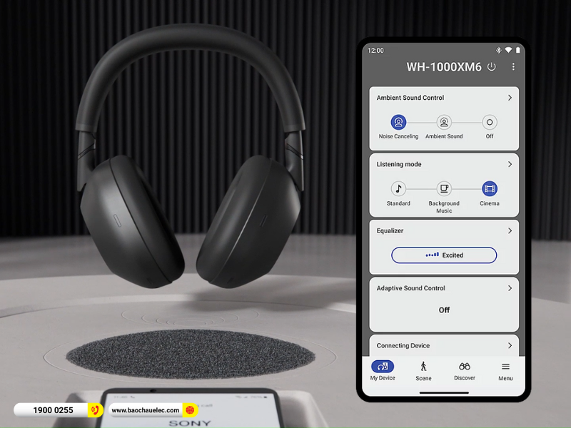 Tai nghe chụp tai Sony WH-1000XM6