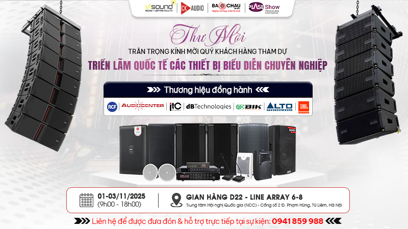 Thư mời tham sự Triển lãm Quốc tế Plase Show 2025 – Sự kiện âm thanh lớn nhất năm