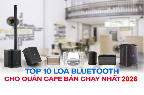 LOA TREO TƯỜNG THIẾT KẾ HIỆN ĐẠI ÂM THANH RÕ NÉT CHO QUÁN CAFE