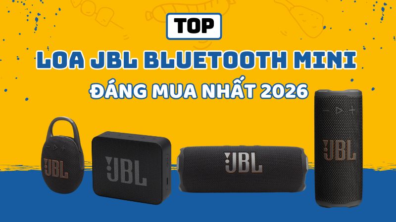 Top loa JBL bluetooth mini đáng mua nhất 2026