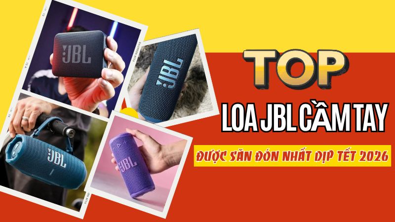 Top loa JBL cầm tay được săn đ&oacute;n nhất dịp Tết 2026