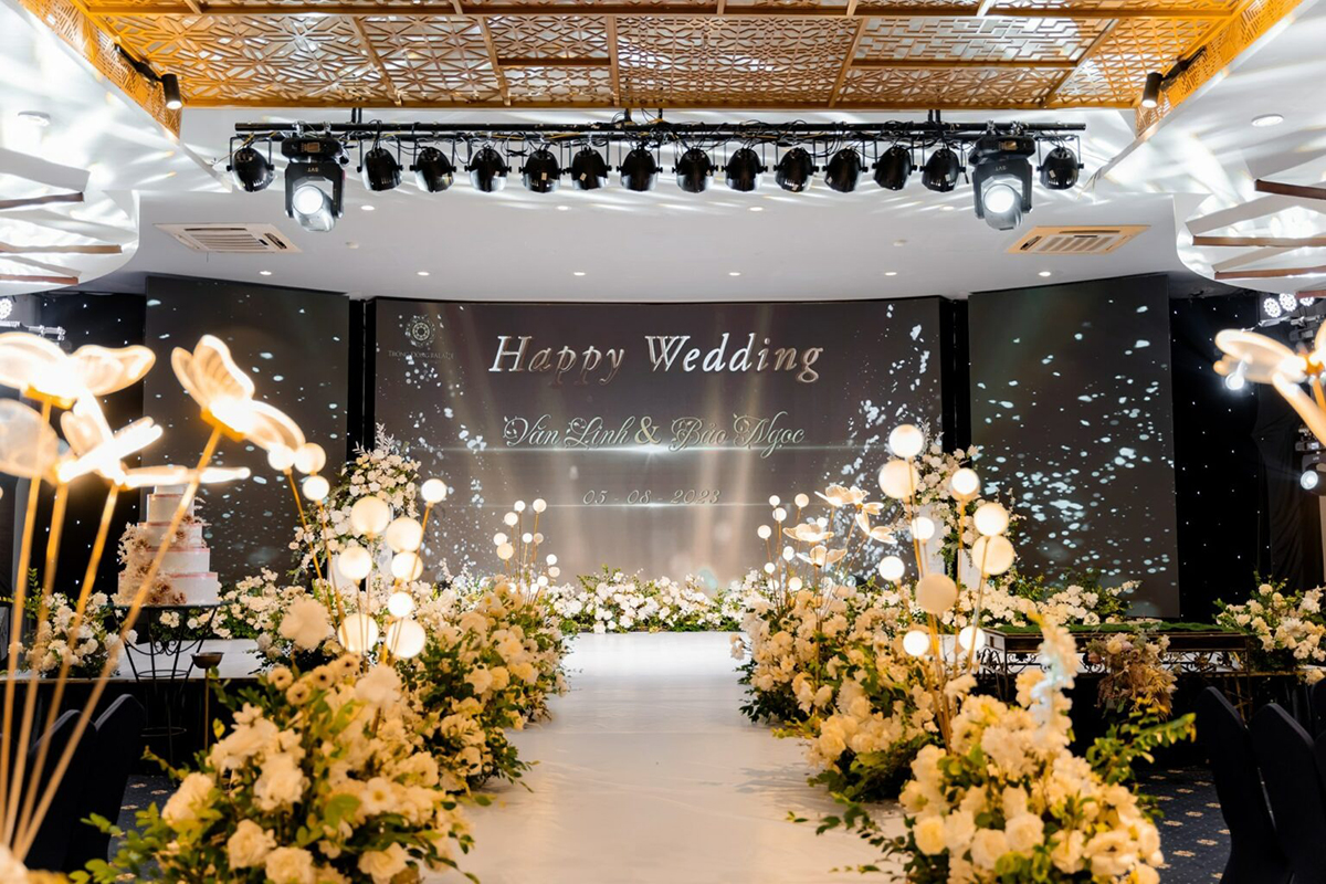 quy trình thiết kế trung tâm sự kiện tiệc cưới