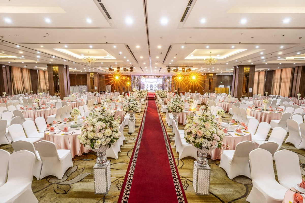 quy trình thiết kế trung tâm sự kiện tiệc cưới