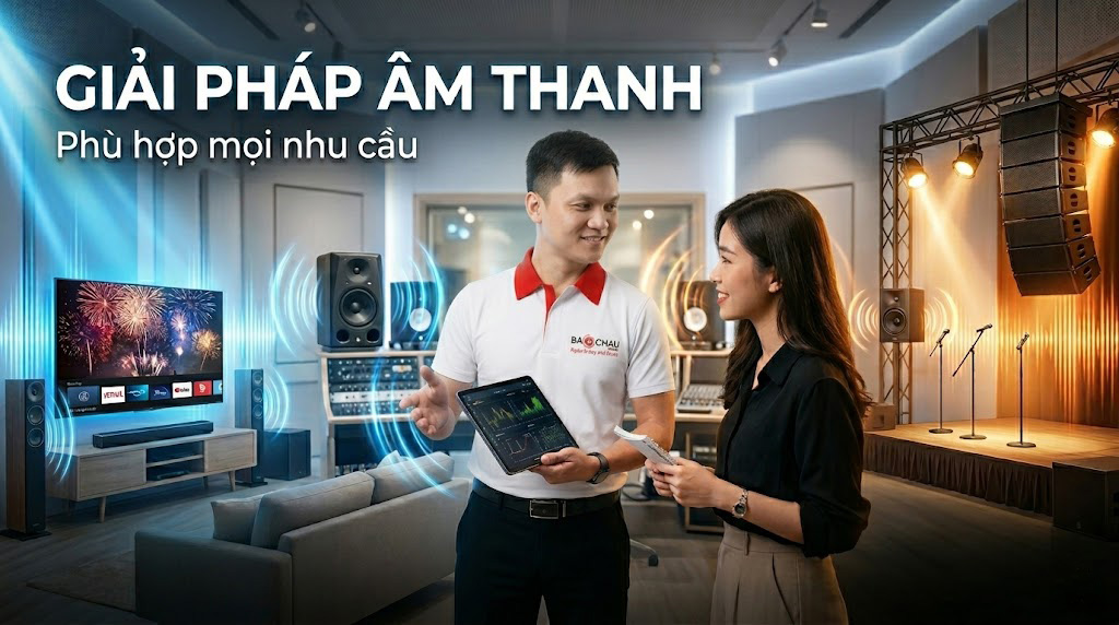 Tư vấn giải pháp âm thanh theo mục đích sử dụng