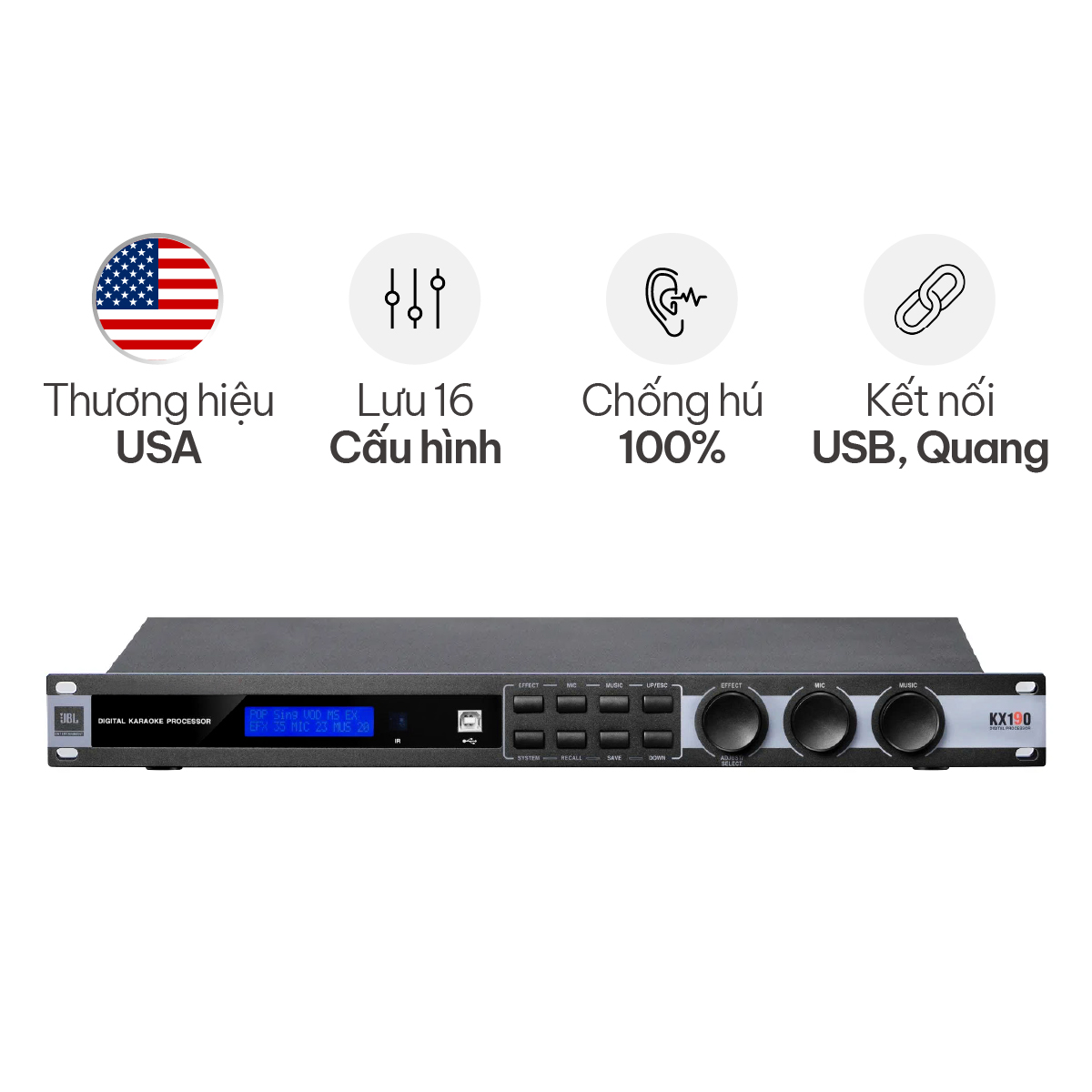 Vang số JBL KX190 (New 2026) 