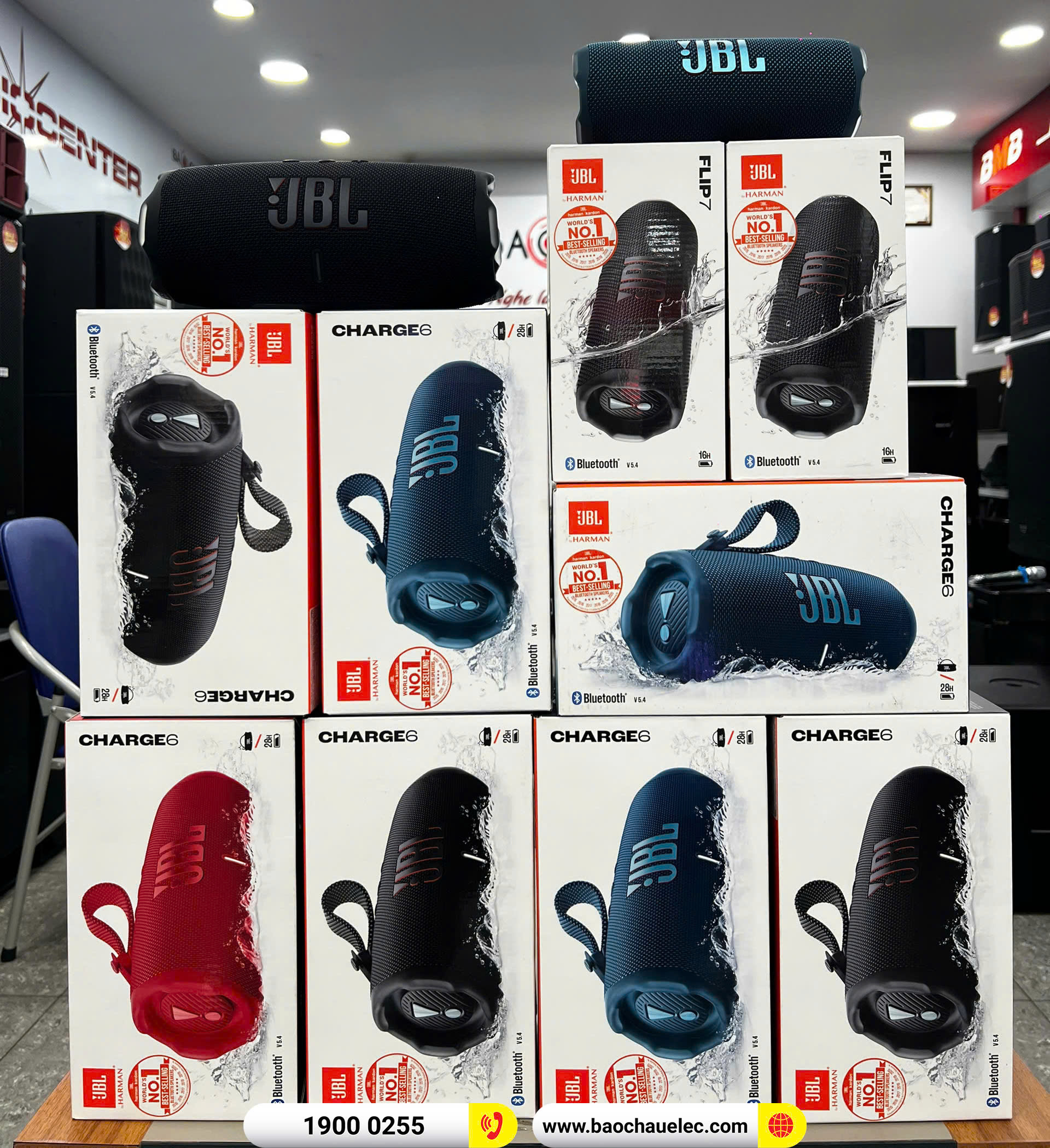 loa JBL Flip 7 về hàng tại Bảo Châu Elec