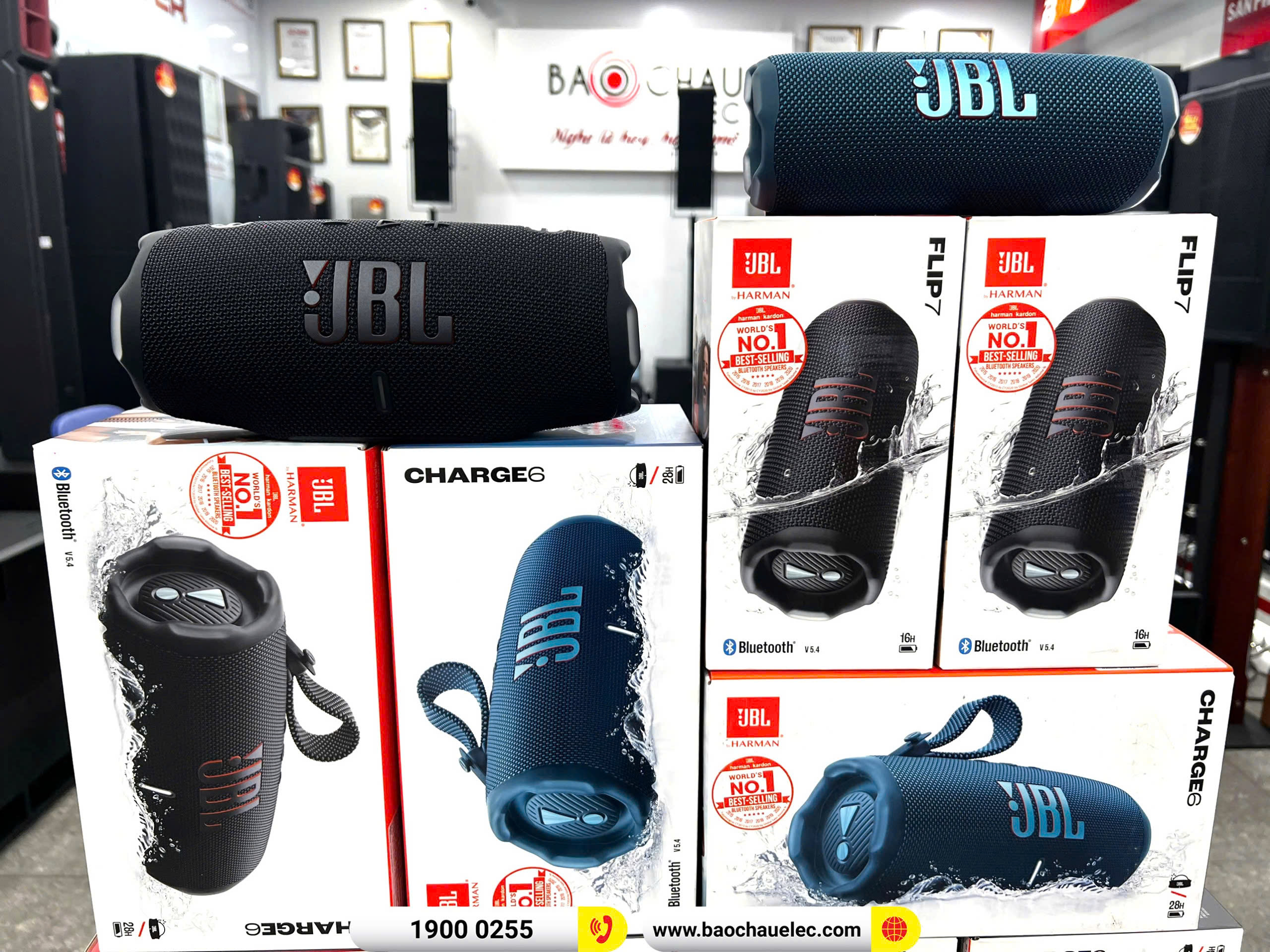 loa JBL Flip 7 về hàng tại Bảo Châu Elec
