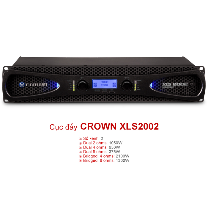 Cục đẩy công suất Crown XLS2002 Cục đẩy công suất Crown XLS2002