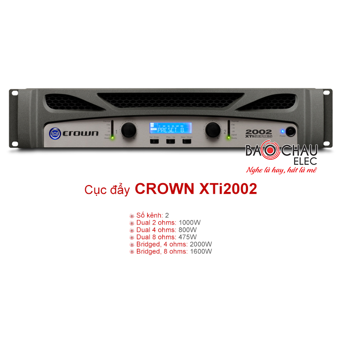 Cục đẩy công suất Crown XTi2002 Cục đẩy công suất Crown XTi2002