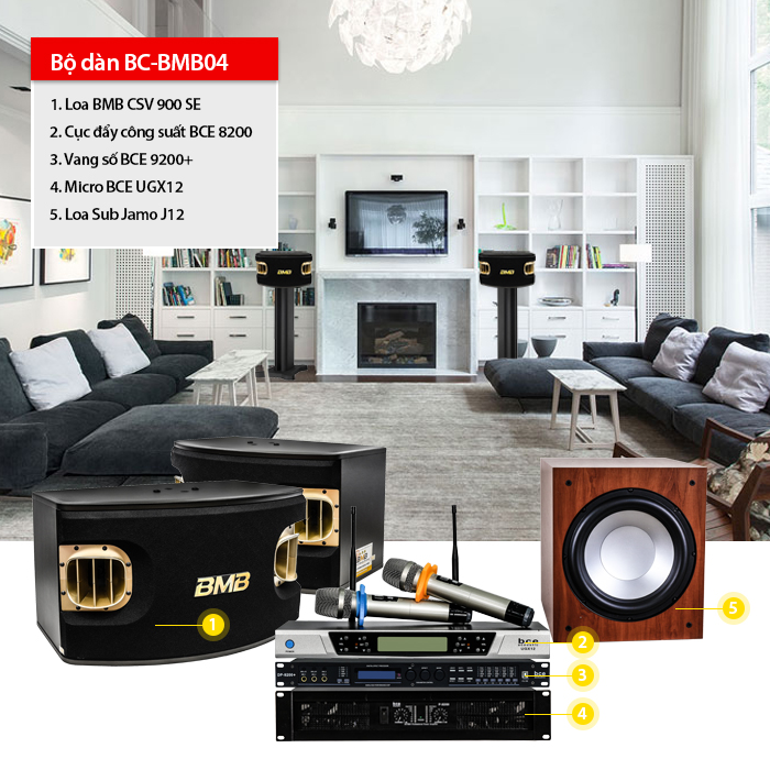 Bộ dàn BC-BMB04 Bộ dàn BC-BMB04
